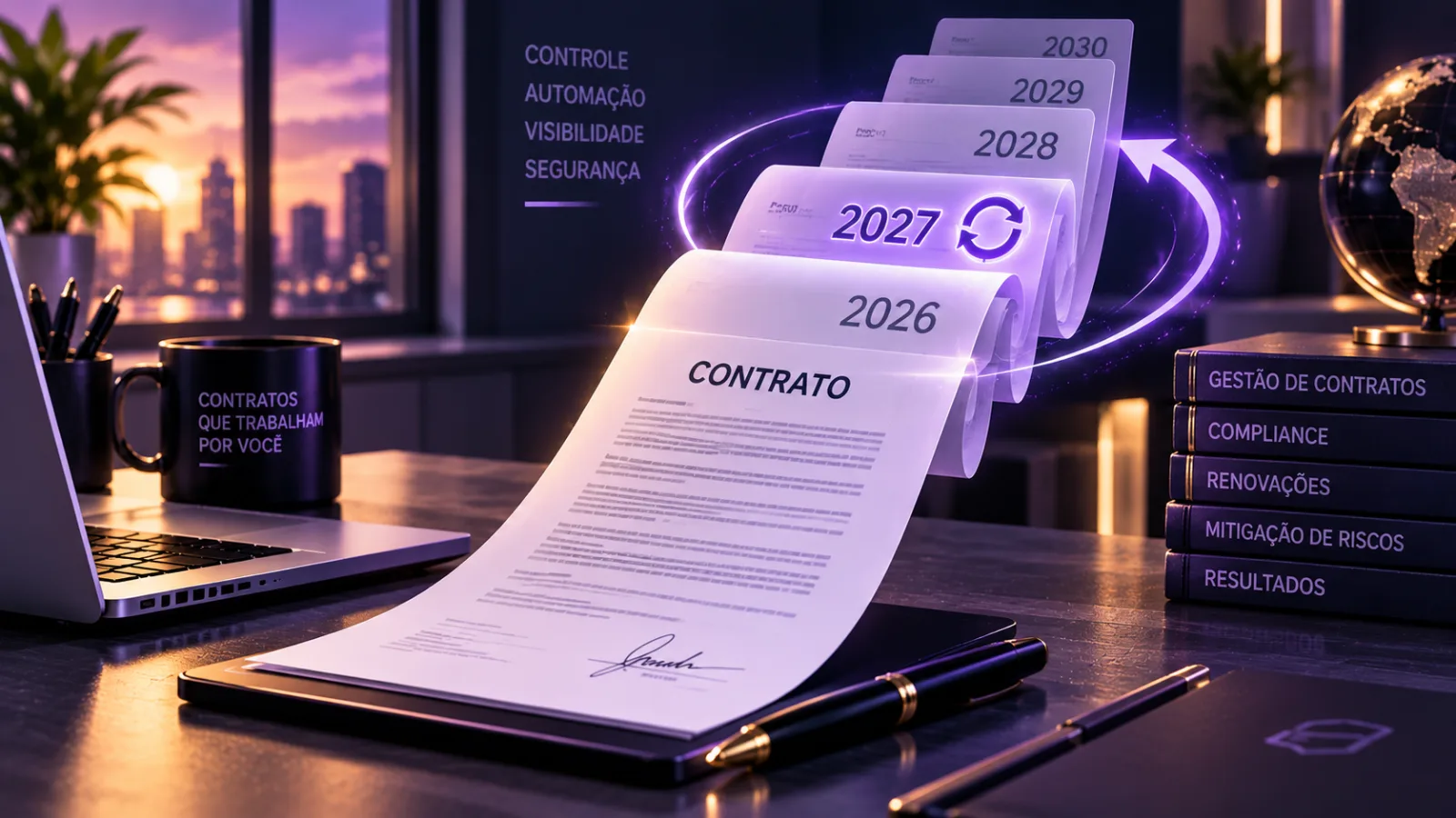 O contrato que se renova sozinho